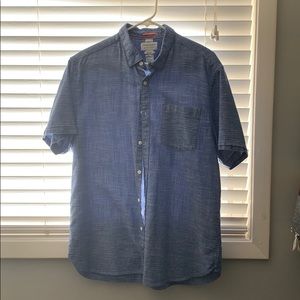 XL Denim & Flower Shirt